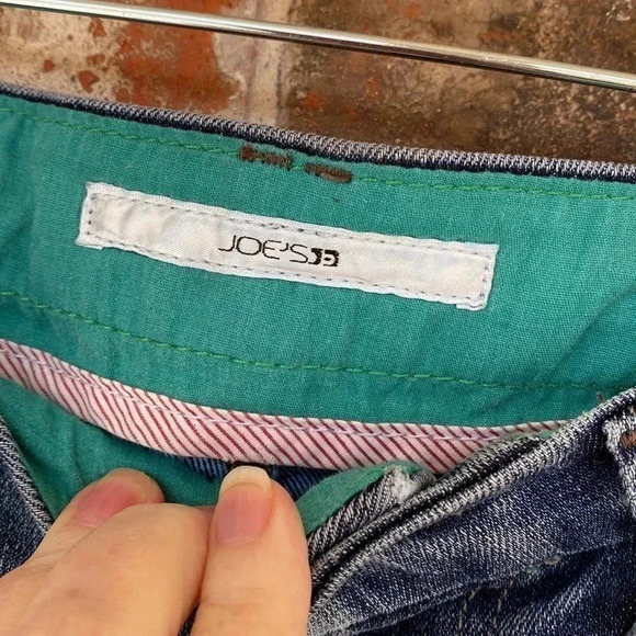 Joe’s Distressed Criss Cross Pockets Flare Jeans - Picture 3 of 11